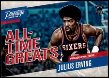 2017-18 Panini Prestige #4 Julius Erving All-Time Greats E1