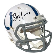 Bert Jones Signed Indianapolis Colts Speed Mini Football Helmet (Beckett)