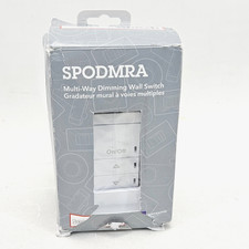 SensorSwitch Switchpod Push Button Dimming Light Switch with Multi-Way Operation