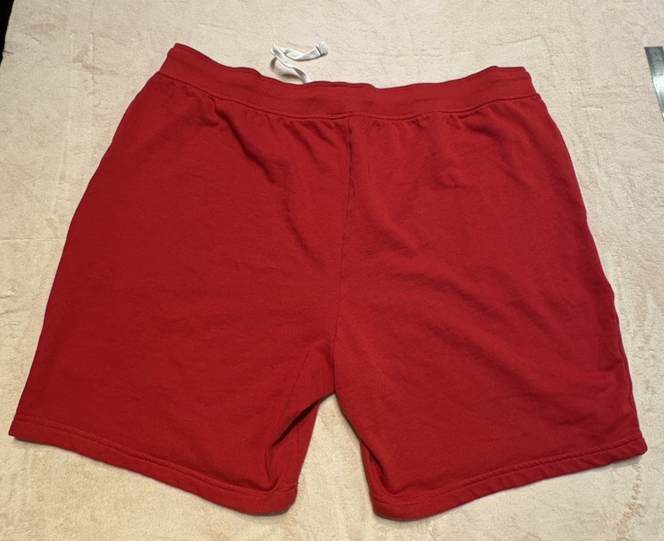Tommy Hilfiger Men’s Red Sleepwear Lounge Shorts XXL Cotton Blend Drawstring thumbnail 2