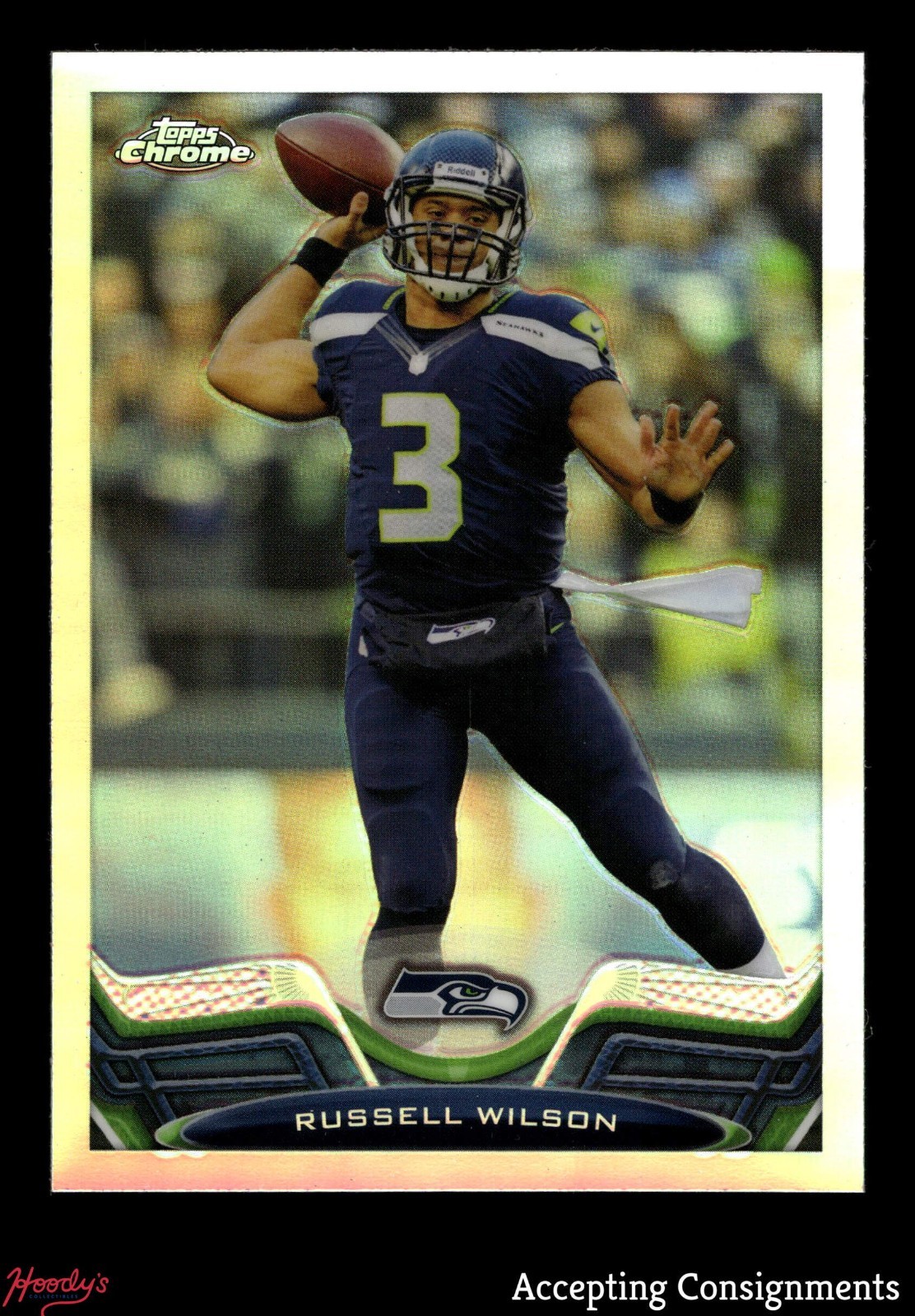2013 Topps Chrome Refractors #175 Russell Wilson SEAHAWKS