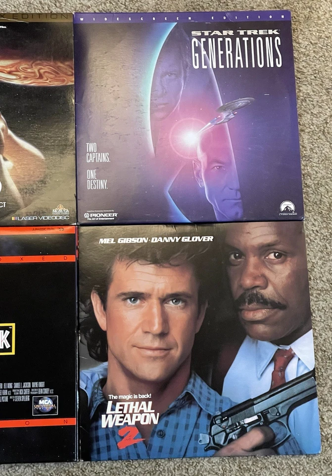 6 Laserdisc Lot Demolition Man, Jurassic Park, Indiana Jones, 2010, Star Trek  - Image 4 of 4