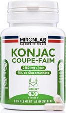 Konjac Bio 3180mg - Coupe Faim Puissant & Minceur - 90 Gélules Vegan