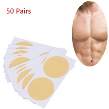 50 Pairs Men Nipple Cover Soft Breathable Portable Chafing Prevention For Sports