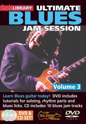 Ultimate Blues Jam Session Vol 3 for Guitar Lesson Lick Library How To Video DVD