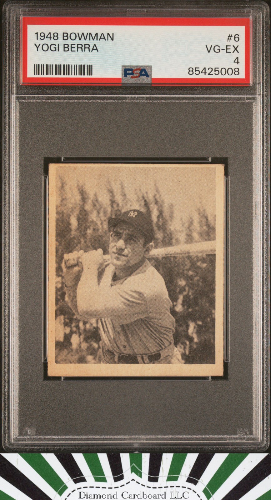 1948 Bowman #6 Yogi Berra PSA 4  HOF RC
