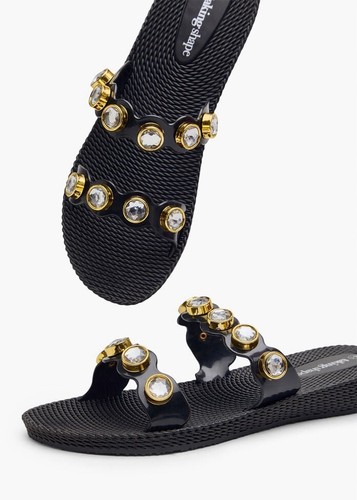 FREE POST NWT TS14+ Taking Shape Jelly Sandal Slides 11 42 RRP $69.99 - Picture 3 of 6