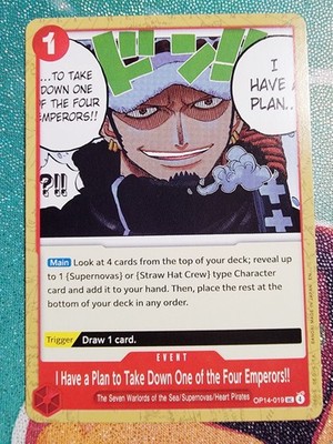 I Have a Plan to Take Down - OP14-019 - The Azure Sea's Seven - One Piece TCG NM