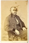 1860s CIVIL WAR UNION ARMY GENERAL ULYSSES S. GRANT CDV PHOTO - LATER PRESIDENT