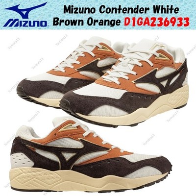 Mizuno Contender White Brown Orange D1GA236933 Men's Size