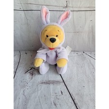 Vintage Disney Store Easter Winnie The Pooh Mini Bean Bag Plush