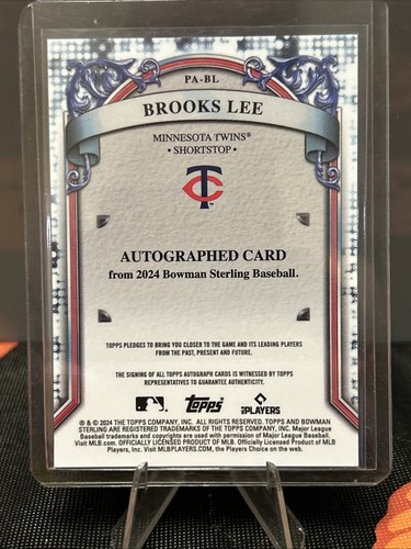 Bowman Sterling Prospect Auto Brooks Lee 2024 #PA-BL - Imagen 4 de 4
