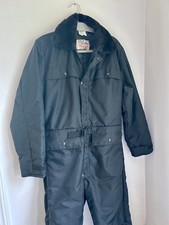 Walls Blizzard Pruf Insulated Coveralls - Medium Reg. Chest 38-40 - Black - USA