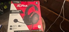HyperX Cloud Alpha Black and Red Wired Over-Ear Gaming Headset