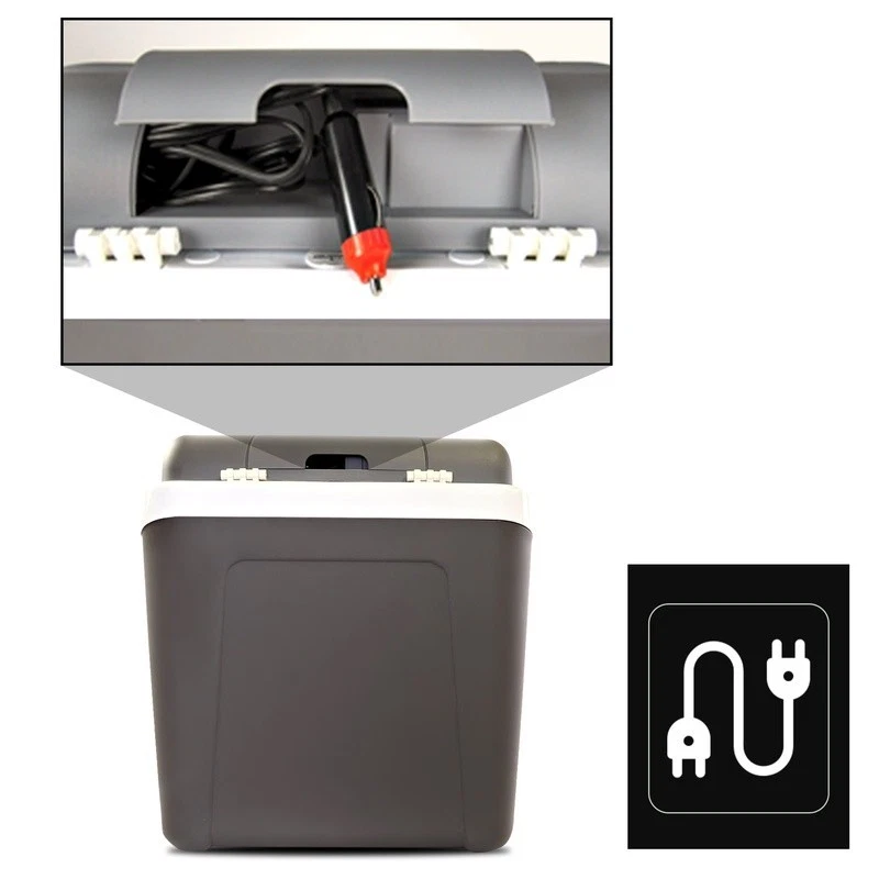 Enfriador Eléctrico Portátil 12V Termoeléctrico 30 Latas Sin Hielo Viaje Camping Picnic Foto 4 de 4