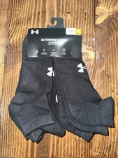Under Armour Quarter Socks 12-16 Training Cotton Men's New