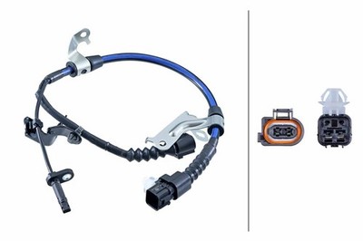 HELLA ABS Sensor Raddrehzahl 6PU 358 251-241 für HONDA CIVIC VTEC FK6 DTEC FK9