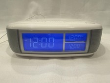 Memorex CD Clock Radio with Dual Alarm White Model MCB264