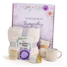Sympathy Gift Baskets, Care Package for Women, Soothe Grief Lavender Scent