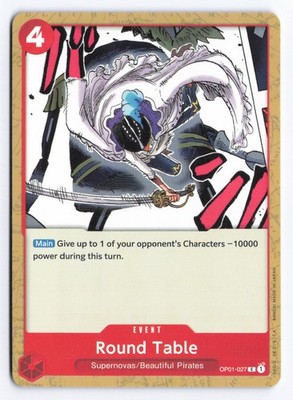 One Piece TCG - Round Table - OP01-027 - Romance Dawn - English X4