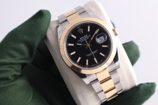 Rolex Datejust 126303 Black Dial 41 mm Steel & Gold 2017 Men's Watch