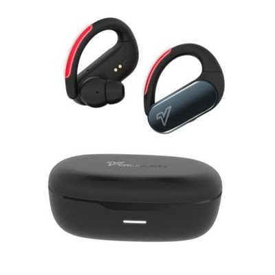Reflex Pro - Wireless Sport Earbuds with Ear Hooks, Active Noise Black