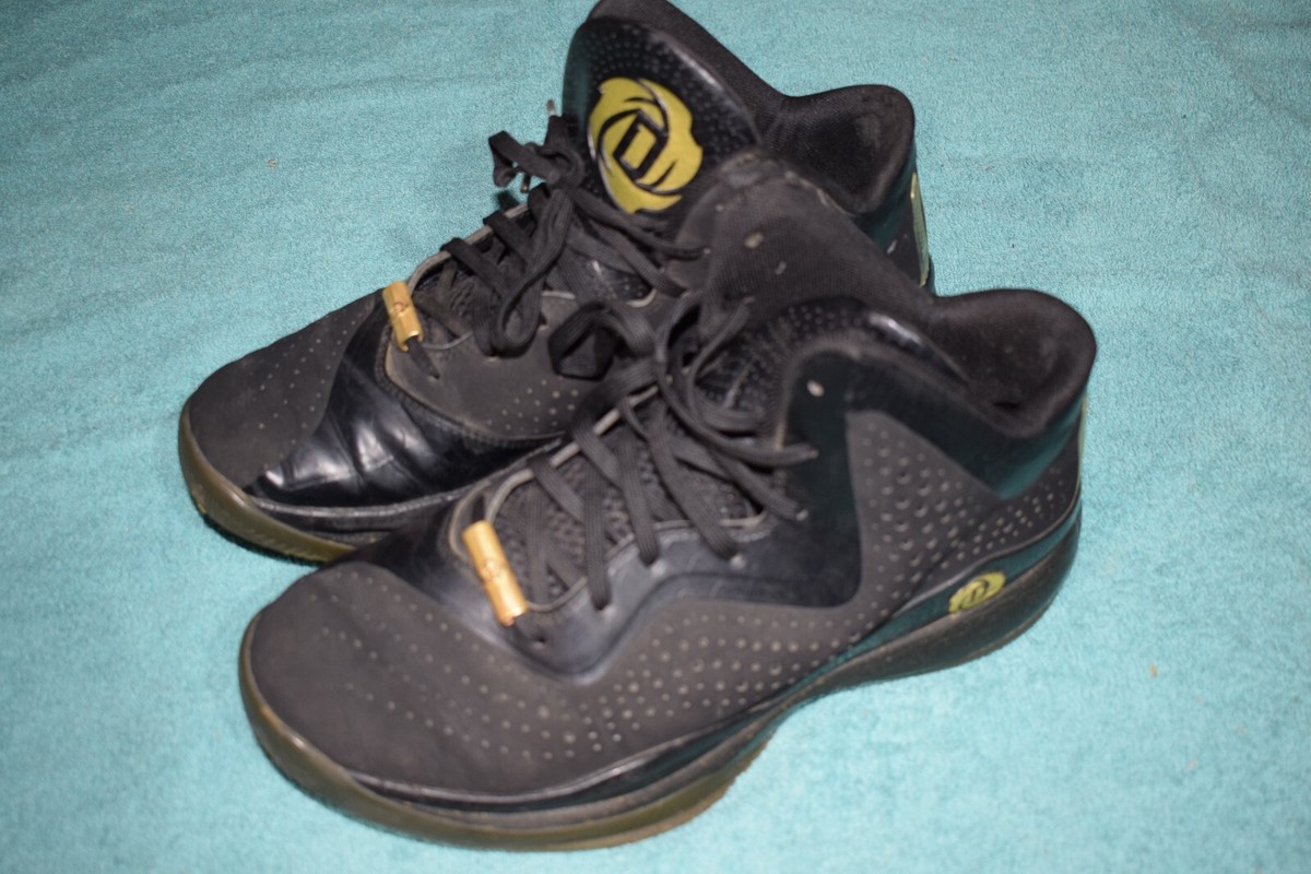 Adidas D Rose 773 III Mens Basketball Shoes Black Gold‎ S85137 Size 11 Adidas mens Training Basketball Shoe, CBLACK/GOLDMT/FTWWHT  main image 2