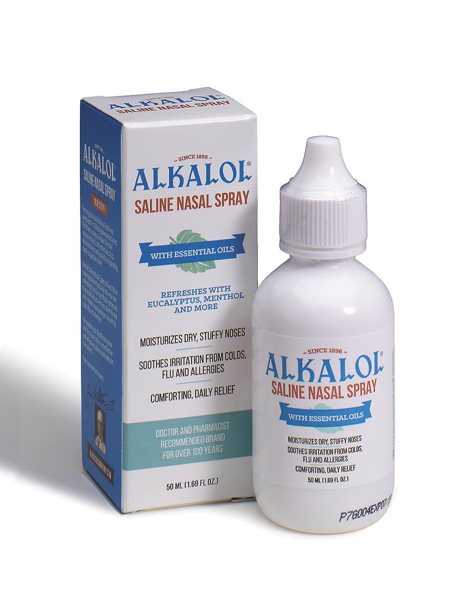 Alkalol Solution Saline Nasal Spray, 1.69 Ounce eBay