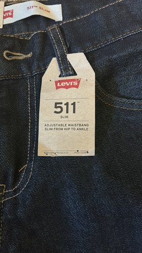 Levi's 511 Slim Fit Husky Boys Jeans - Dark Wash - Picture 2 of 8