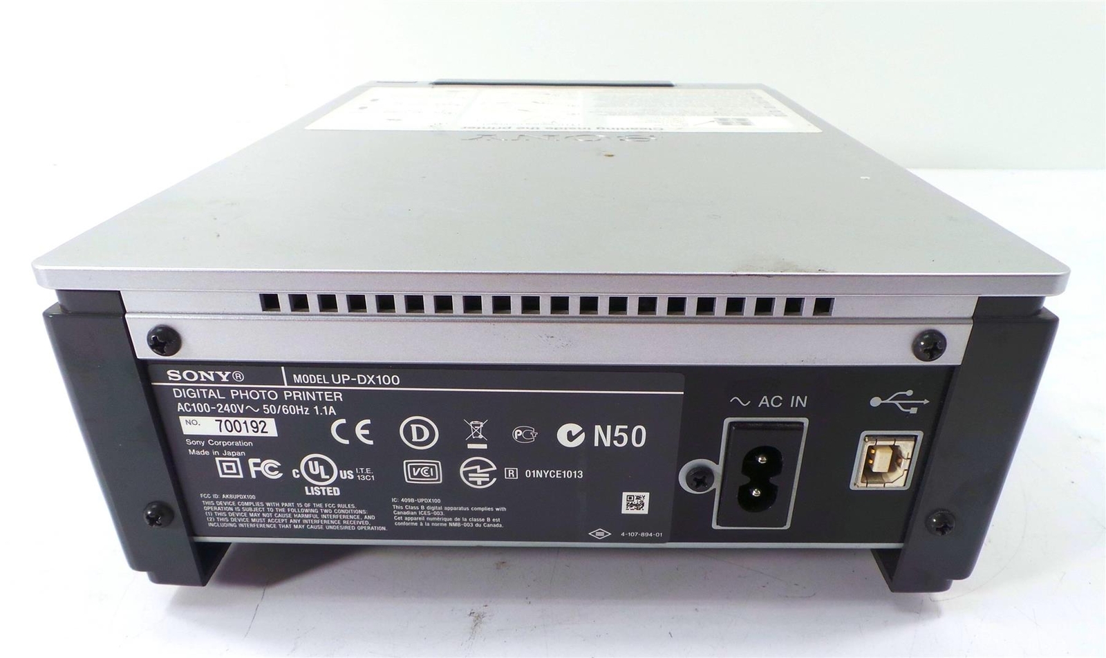 Sony Digital Photo Printer UPDX100 With Camera Free Shipping eBay