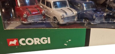 Corgi 36502 The Italian Job Set 3 X Minis Coach Diecast Metal 1999
