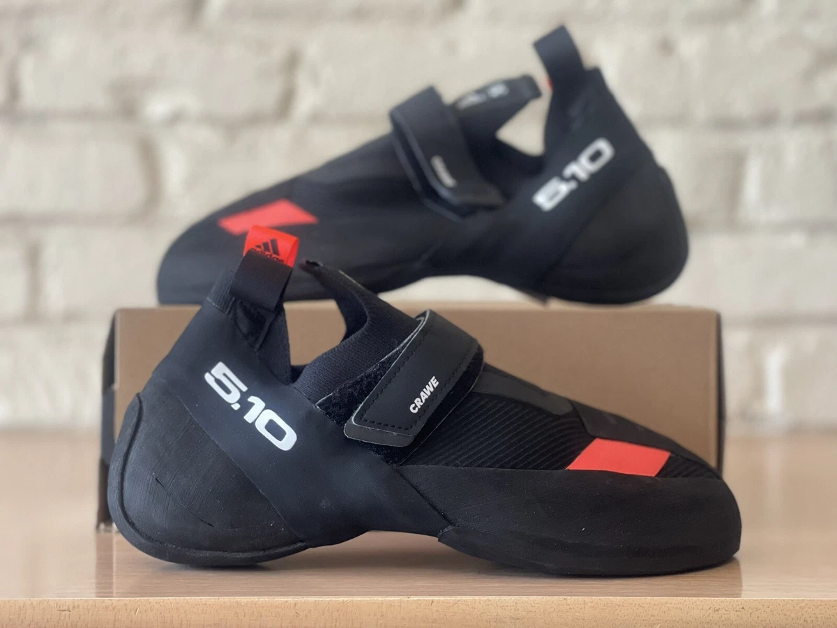 Adidas Five Ten Crawe Climbing Shoes Black Synthetic Concave