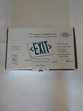 Led exit sign emergency light