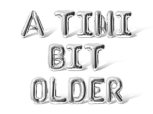 A TINI BIT OLDER Letter Balloon Banner - Birthday Party Supply Decorations DIY - Picture 41 of 55