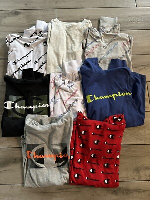 Champion Boys Lot Of 8 Size Large