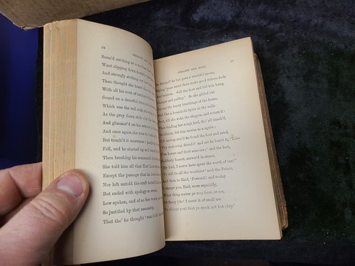 Antique 1870 Idylls Of The King by Alfred Tennyson Hardcover Leather Strahan - Picture 6 of 10
