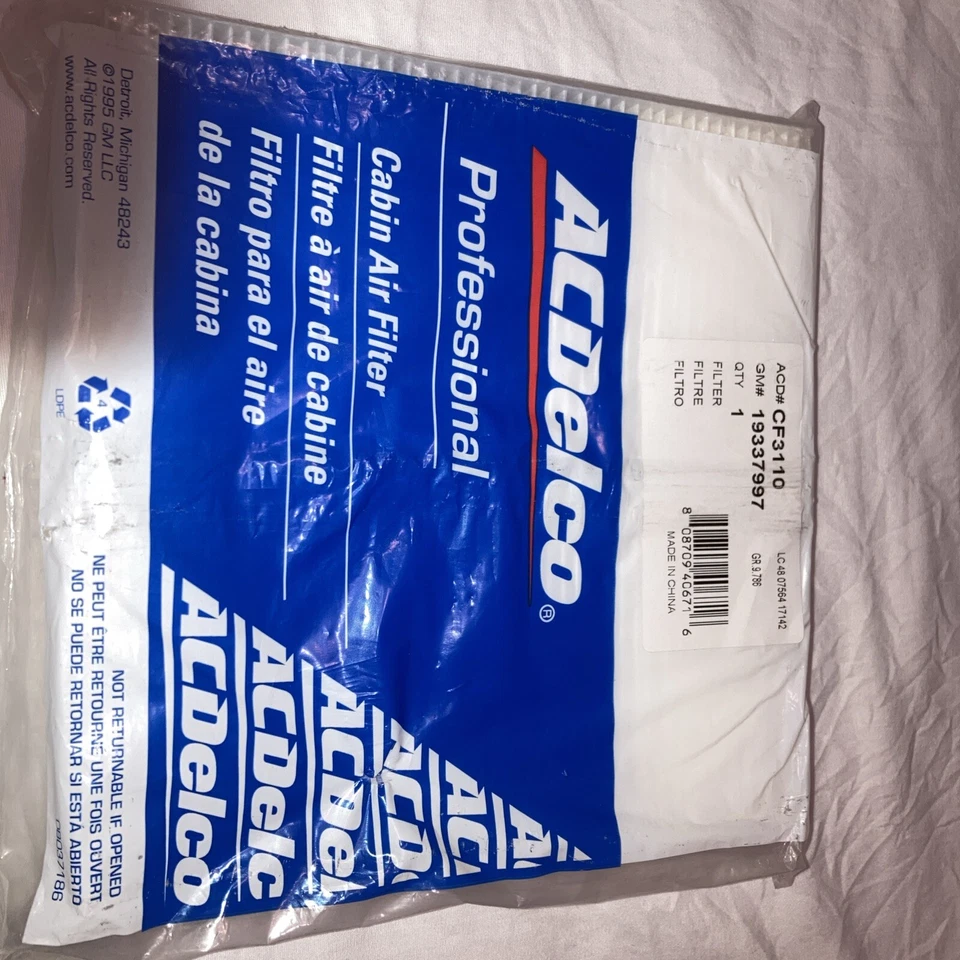 Vintage Cabin Air Filter ACDelco Professional CF3110 - Image 3 of 4
