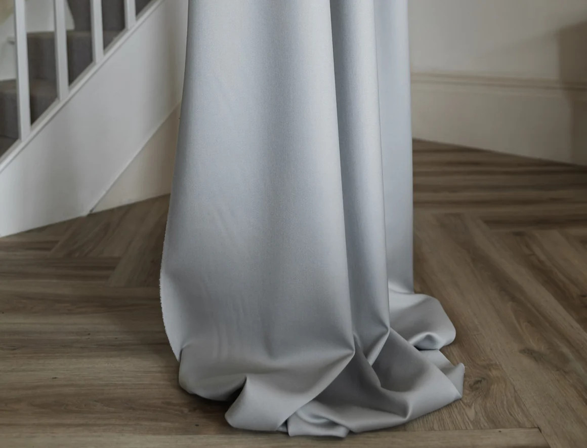 FOX LINTON / LANA DE CORDERO SEA MIST Tela Cortinas Tapicería 2,5 Metros £166pm