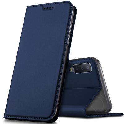 Flip Case Für Samsung Galaxy A7 2018 Schutz Hülle Handy Tasche Klapphülle Slim