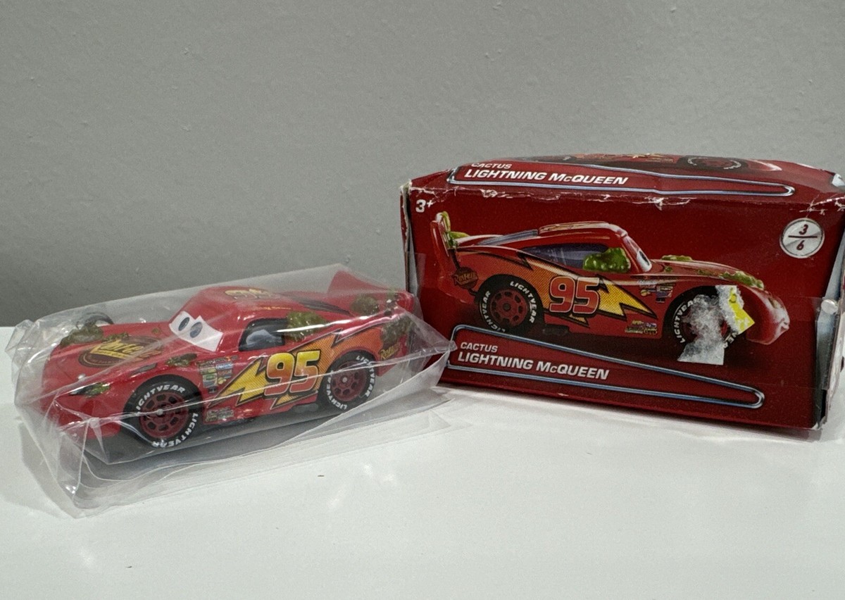 MATTEL Disney Cars PUZZLE BOX SERIES CACTUS Lightning McQueen 3/6