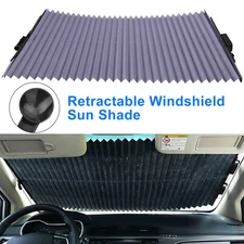 18 x 53in Retractable Car Windshield Front Window Sun Shade Cover Visor UV Block