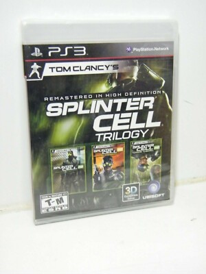 Tom Clancy s Splinter Cell Trilogy Sony Playstation 3 ps3 NEW * Factory Sealed *