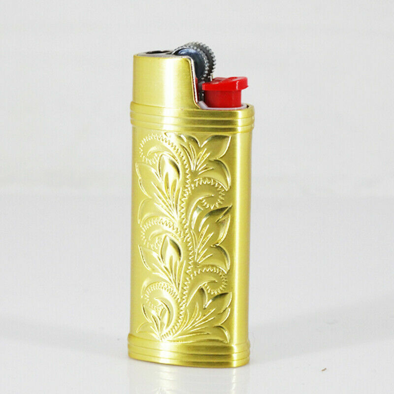 Metal Lighter Case Cover Holder Sleeve Pouches For BIC J3 Size Lighter J3 Gift