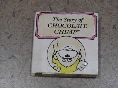 Vintage Children's  FOLD-OUT BOOK about Sharing, The Story of CHOCOLATE CHIMP