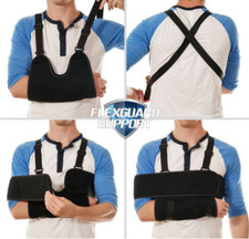 Arm Sling Shoulder Immobilizer Lightweight Shoulder Brace Black for Pain Relief