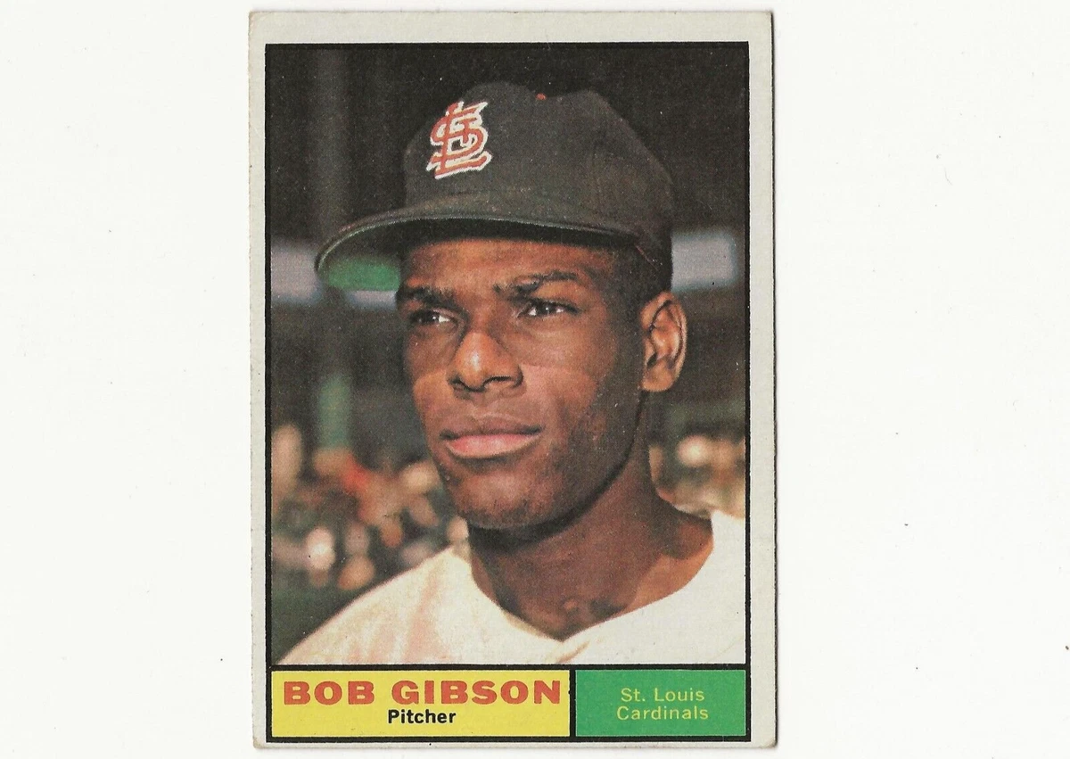 Topps Bob Gibson Baseball 1961 Season Sports Trading Cards 