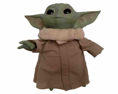 Mattel   Star Wars 8'' Small Yoda Baby Figure Battery Operated  fun