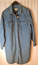 Women's Western Shirtdress - Universal Thread Medium Wash NWT Msrp$35