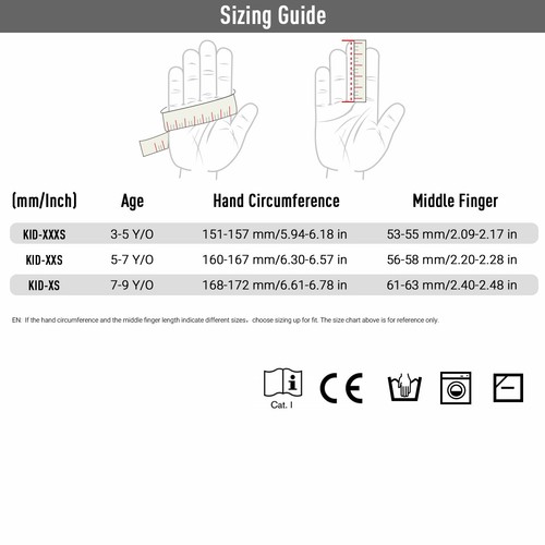 Guantes de jardinería de látex Vgo 1/3 pares de 3-9 años para niños (KID-RB6013) - Imagen 6 de 10