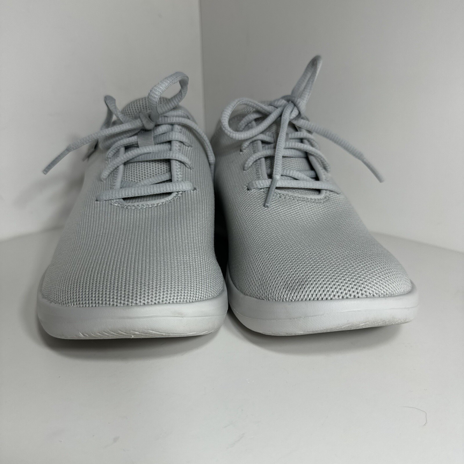 SAOLA Scarpe da ginnastica comode da uomo larghe Kizik Madrid Eco Knit taglia 7 5 grigie basse